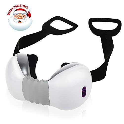 REAQER Shiatsu Masajeador de Cuello y Hombros Función de Calor Carga USB para aliviar el Dolor Muscular Relajación