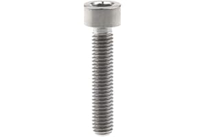 Yaruijia Tornillo de titanio para bicicleta M5x10 12 16 18 20 25 30 35 40 45 50 55 60 mm cabeza cuadrada hexagonal paso de tornillo 0,8 mm (M5 x 25 mm, titanio)