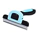 Price comparison product image Jinxuny Pet Deshedding Grooming Tool, Dog Cat Hair Haircut Brush Comb Razor Shedding Shaver Trimmer for Dogs Cats (Color : Blue, Size : L)