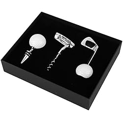 Kit d'Ouvreur de Bouteille de Golf, Outil de Cuisine de Décapsuleur en Alliage de Zinc en Forme de Bière en Forme de Golf avec Bouchon de Bouteille de Vin
