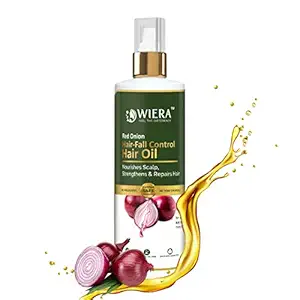 Wiera Onion Hair Oil - Controls Hair Fall - No Mineral Oil, Silicones & Artificial Fragrance, 200 ml