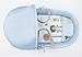 Kinder Valley Tiny Ted Moses Basket (Blue)