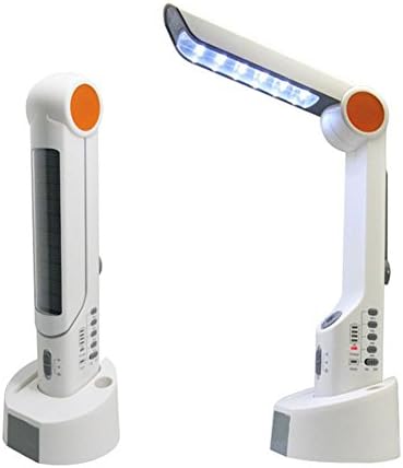 Hand Crank LED Flashlight Multifunction Solar charging Flash FM Radio Alarm Lamp