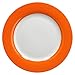 Produktbild Van Well Porzellan Geschirr Serie Vario - Artikel und Farbe wählbar, Farbe:orange, Serie Vario:Essteller flach 26.5cm