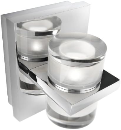 Philips Room Darius Wall Light Chrome (Integrated 2 x 2.5 Watts LED Bulb)