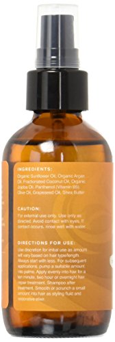 Foxbrim Arganöl Haar-Repair – 100% Natürlich –Ölaufbereitung zur Haarbehandlung – Arganöl mit Jojobaöl, Kokosnussöl und Sheabutter – Foxbrim 120 ml - 2