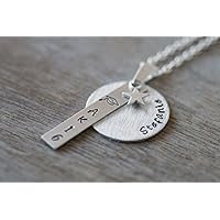 Namenskette silber Abitur Abschluss ABI 18 2018 Kette Glück