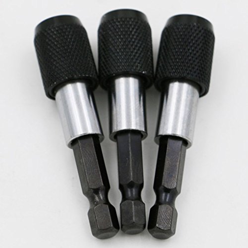 QHGstore 60 mm 1/4 Zoll Sechskantschaft Schraube Magnetic Drill Schraubendreher Bithalter - 3