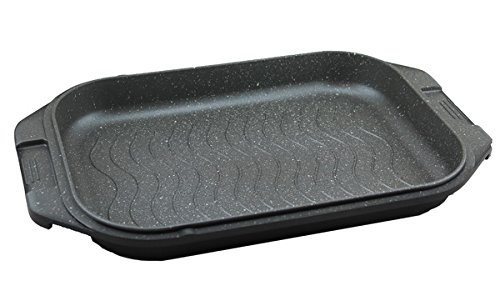 Schäfer Bräter – Induktions-Brattopf der „SERIE MAYA“ mit GRILL-Deckel (Grillplatte) mit Innen-Marmorbeschichtung 10769 - 6