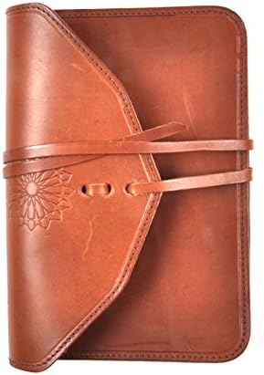 GBE Juzdaan Tan Leather Koran Book Case with Alquram Alkarim Embossed Text