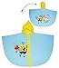 Produktbild Regenponcho / Regencape - " Spongebob Schwammkopf " - Gr. 140 - 152 - circa 8 bis 10 Jahre - für Kinder - Jungen Mädchen - Fische Tiere Fahrrad / Regen Poncho - Regenmantel Regenjacke - Robert Schnecke Gary / gelb blau