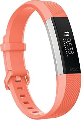Fitbit Alta HR Bracelet d'Activité Mixte Adulte, Coral, Taille S