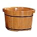 Produktbild Fußbad Fuß-Wanne-Hauptmassage-hölzernes Fass-Einweichen-Füße dämpfendes Footbath-Begasung Pedicure
