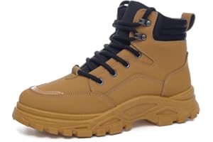 Ahico Fashion Stiefel Bottes pour hommes confortables pour la marche décontractée