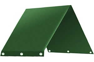 AIMERY Sevenmore Spielplatz Ersatz-Baldachin, 109,2 x 228,6 cm Outdoor-Schaukelset Schatten Kinder Spielplatz Dach Baldachin wasserdichte Abdeckung schneefest Zelt Ersatzplane Sonnenschutz (Grün-43 228,6 cm)
