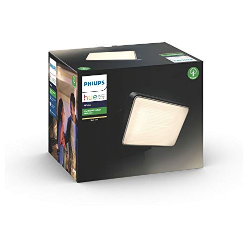 Philips Hue White Ambiance Flutlicht, schwarz Außenlampe