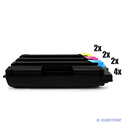 AFD-Toner für Mita FS-C2026 MFP Plus , FS-C2126 MFP Plus , FS-C2526 MFP , FS-C2626 MFP , FS-C5250DN ersetzen Kyocera 4x TK-590 BK, 2x TK-590 C, 2x TK-590 Y, 2x TK-590 M Patronen im Bundle Original EUROTONE ( ISO-Norm 19798 )