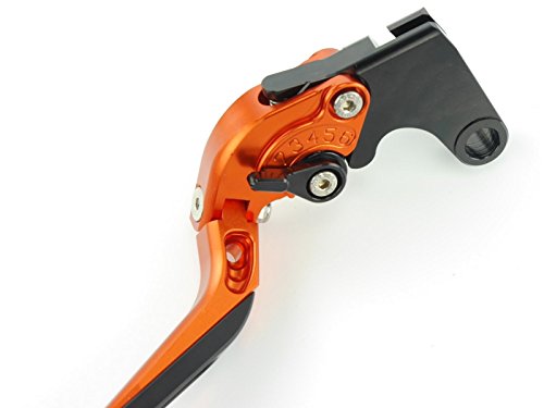 CNC Bremshebel Kupplungshebel klappbar KTM 125 Duke 2011-2016 orange - 