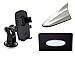 Auto Pearl Premium Quality Combo Of Premium Quality Car Easy One Touch Universal Car Mount Holder. & Shark Fin Signal Receiver Replacement Antenna White. & Car Tissue Paper Box Cola. RS.1296.00