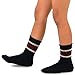 TeeHee (Naartjie) Kids Boys Basic Cotton Crew Socks 6 Pair Pack (6-8 Years, Sport Rib Stripe)