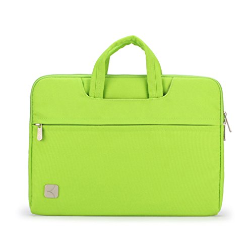 Caison 15.6" Laptop NoteBook Bag Hülle Tasche 15.6 Zoll Handbag Schoner Abdeckung (Gruen)