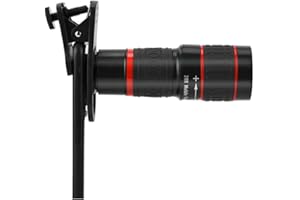 CCYLEZ Universelles 20 Fach Teleobjektiv, Langes Zoomobjektiv mit Telefonclip für Smartphone Tablet PC, Geeignet für Sportveranstaltungen, Konzerte