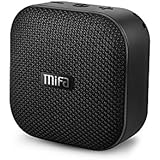Small Speaker, MIFA Mini Speakers Bluetooth 4.2 with DSP Super Bass Sound, 5 W, 15 H, IP56 Waterproof Wireless Speaker with 3.5 mm Aux-in, Micro SD Card Slot and Microphone for iphone and ipad, Black