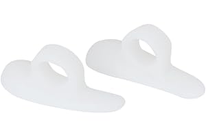 PEDIMEND™ Under Toe Support - 6 Pieces | Claw Crooked Mallet Toes Props Straightener Corrector | Silicone Gel Hammer Toe Crest Pads | Orthopedic Metatarsal Rings (White)