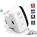 Price comparison product image Aigital Mini N300 WiFi Extender Booster Wireless Repeater Range Extender Broadband Hotspot with Ethernet Port, WPS Function Portable AP/Repeater Mode- UK Plug