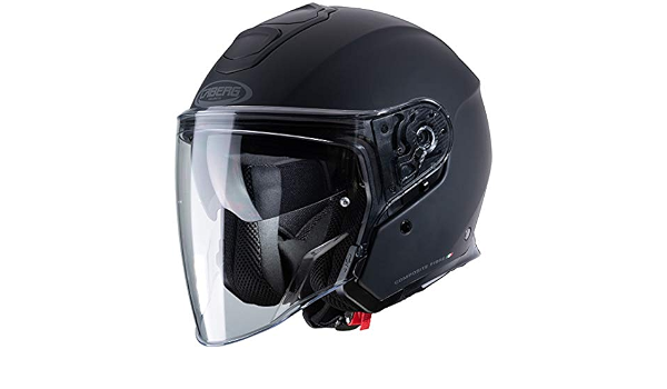 CASCO CABERG FLYON MATT BLACK XS : Amazon.it: Auto e Moto
