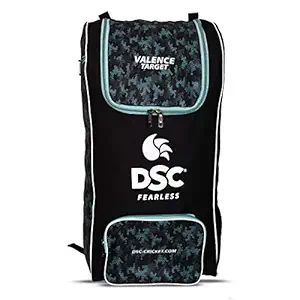 DSC Valence Target Cricket Bag (Black/Sea Green)