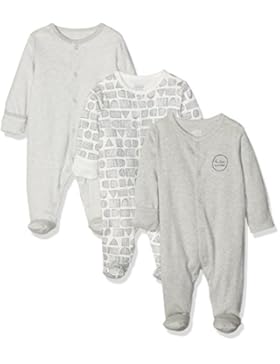 Mamas & Papas Unisex Baby Schlafstrampler, 3er Pack