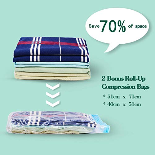 Ensemble-de-4-Cubes-dEmballage-Organisateur-de-Voyage-en-Maille-avec-Sac--LingeSac--Chaussures-et-2-sacs-de-Compression--conomie-dEspace-4Cubes-2Pochettes