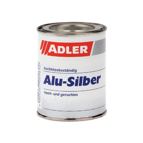 Alu-Silber 125ml Einbrennlack Lack für Ofen und Ofenrohr etc.