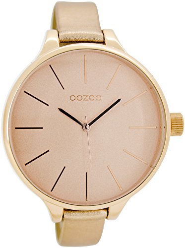 Oozoo Damenuhr mit Lederband 45 MM Rose/Rose/Rose C6843 Oozoo Damenuhr mit Lederband 45 MM Rose/Rose/Rose C6843