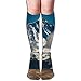 Produktbild Unisex Mountain Peak Cool Pattern Love Elastic Long socken Soccer socken Tube Thigh-High Leg Warmers Knee High socken Length 19.69 Inch 50cm