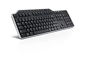 (Renewed) Dell KB522 Business Multimedia Keyboard with USB Ports for expanded connectivity (KB522)