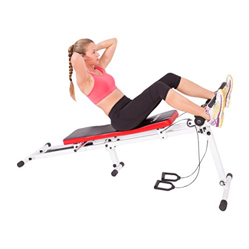 SportPlus Power Gym, Seilzugtrainingsgerät, zusammenklappbar, Benutzergewicht bis 120 kg, SP-TG-001 - 8