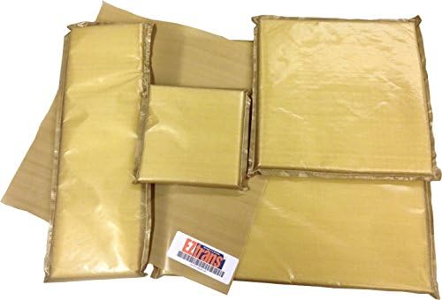 4 Piece Heavy Duty Teflon (PTFE) Pillow Various Sizes - Eliminates Pressing Indentations