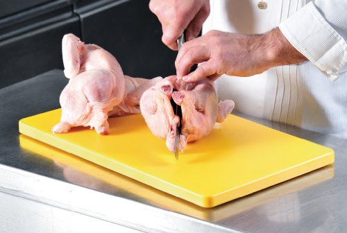 Kesper 30150 HACCP Schneidebrett Kunststoff 53 x 32,5 x 1,5 cm, gelb - 2