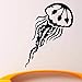 Produktbild ljjljj Wandtattoo Vinyl Wandaufkleber Aufkleber Deep Sea Creatures Jellyfish Animal Einfache Innendekoration Aufkleber 40x47cm