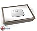 Produktbild Key Esc White Cushion Lap Tray Kissen Tablett Knietablett Kissentablett - Chrome Effect Frame