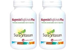 SURA VITASAN Magnesio Bisglicinato Plus 300 mg 120 cápsulas (Pack 2 u.)