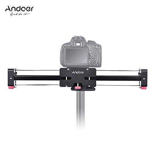 Andoer Cam  ra Vid  o R  tractable Curseur Dolly 52cm Piste Rail stabilisateur 104 cm Sliding Distance R  elle Charge jusqu    8kg pour Canon Nikon Sony DSLR Cam  scopes