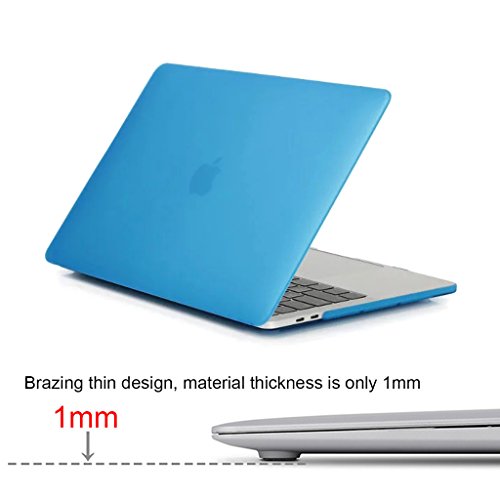 Dokpav® MacBook Pro 13″(2016) Hülle, Glatt Weich Berühren Matt Hart Case Cover für Apple MacBook Pro 13 Inch A1706, A1708 2016 Release – Wasserblau - 4
