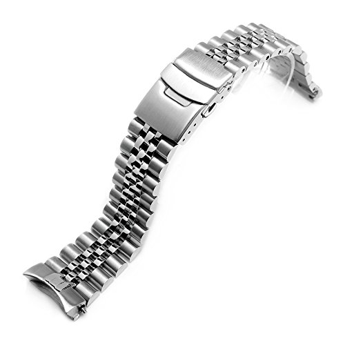 22mm Metal Band SS221803B020(D) - Correa de Acero Inoxidable, Color Plateado (22)