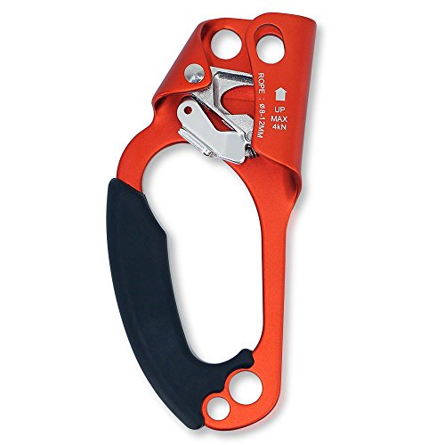 Newdoar Hand Ascender Rock Climbing Tree Arborist Rappelling Gear Equipment Rope Clamp for 8-12MM Rope CE Certified