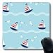 Produktbild Mousepad Oblong Line Navy Beach Sailing Seagull Nettes Marinemuster Kinder Blau Baby Su er Ship Boy Design Kreuzfahrt Büro Computer Laptop Notebook Mauspad, Rutschfester Gummi,Gummimatte 11,8"x 9,8"