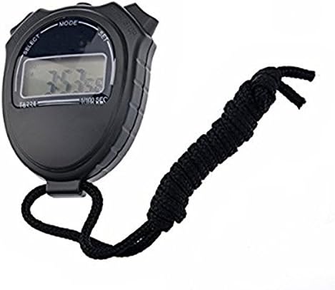 HzDirect Multi-function Sports Stopwatch Timer Digital Large Display with Black Lanyard for Coaches