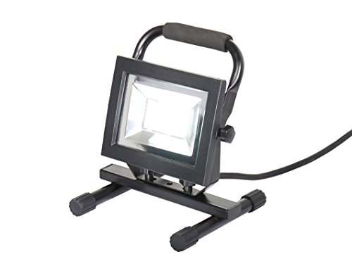Northpoint PRO-Line LED Baustrahler mit 1,8m Kabel mit komfortablem Tragegriff und Standfuß 30 Watt 3000 Lumen Arbeitsstrahler Arbeitsleuchte Baustellenfluter Außenfluter Werkstattleuchte Werkstattlampe - 2